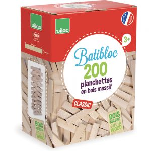 Batibloc classic - 200 planchettes en bois massif