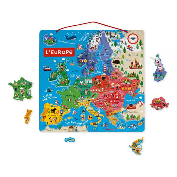 Carte d'Europe Magnétique - Janod